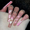 Skull Print Press On Nails