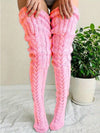 Knitted Thigh High Socks