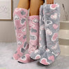 Fleece-Lined Over-The-Knee Slipper Socks