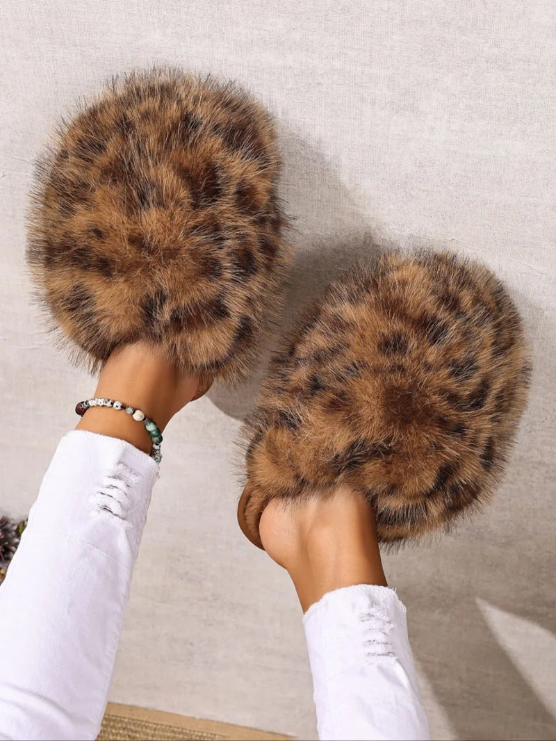 Plush Warm Home Slippers