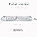 Personalized Embroidered Spa Headband