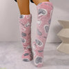 Fleece-Lined Over-The-Knee Slipper Socks