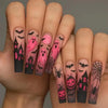 Skull Print Press On Nails
