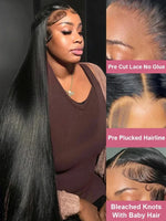 Bone Straight Human Hair Frontal Wig
