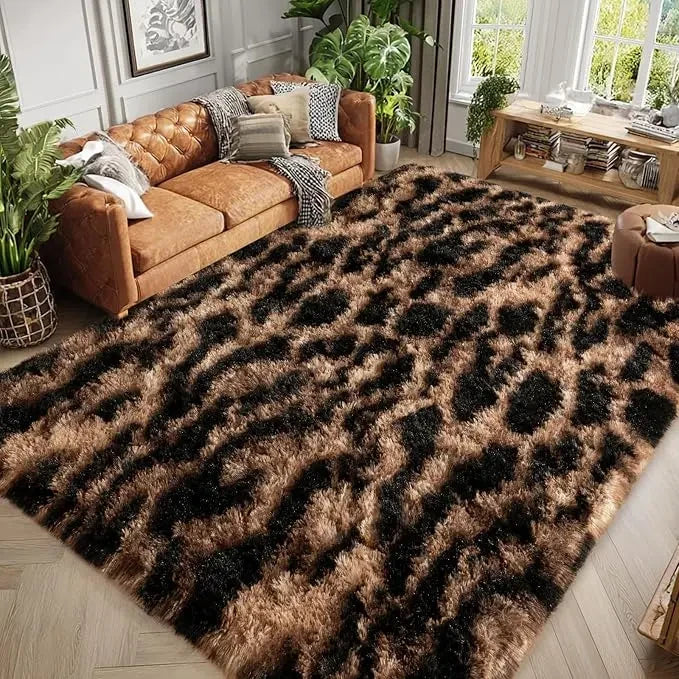 Leopard Print Area Rug