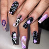 Skull Print Press On Nails