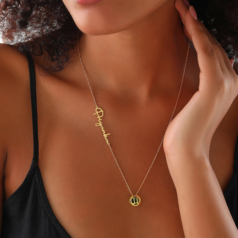 Sterling Silver Zodiac Necklace
