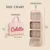 Personalized Expandable Striped Toiletry Bag