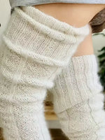 Knitted Thigh High Socks