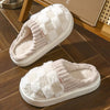Faux Fur Lined Cotton Slippers