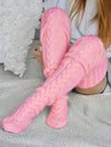 Knitted Thigh High Socks