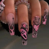 Skull Print Press On Nails