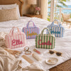 Personalized Expandable Striped Toiletry Bag