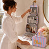Personalized Expandable Striped Toiletry Bag